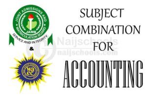 JAMB Subject Combination for Accounting