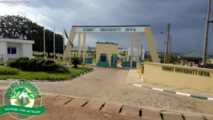 Summit University Post UTME Form